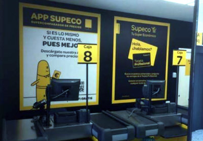 instalacion materiales supermercados