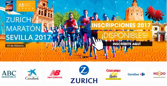 Evento deportivo maratón de Sevilla