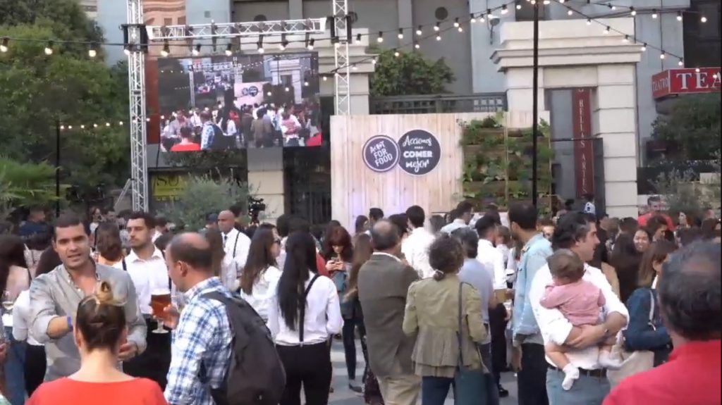 Montaje Evento Acto for food de Carrefour